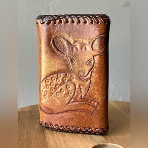Leather Tooled Key Holder